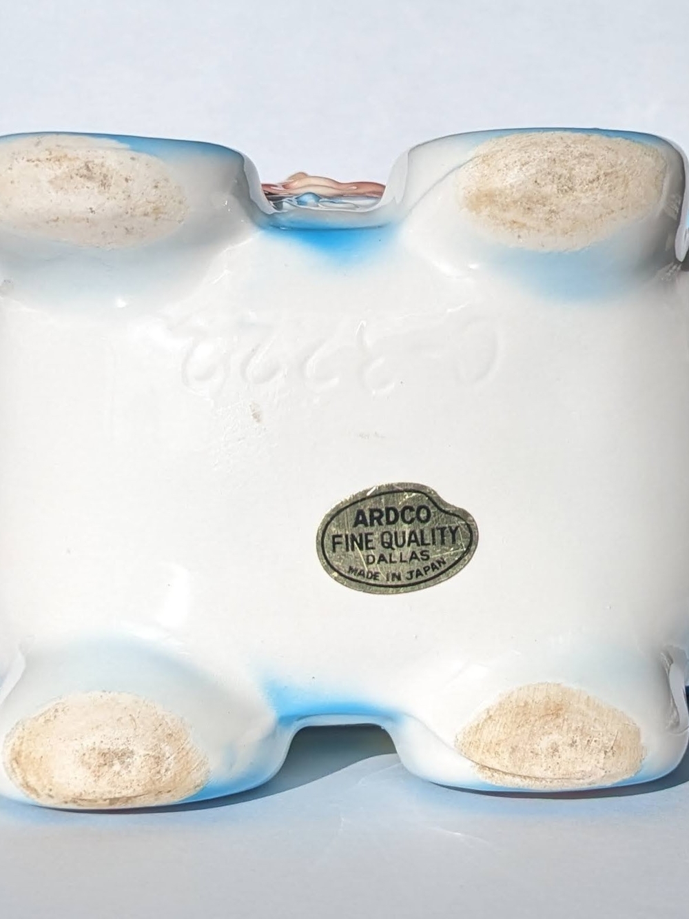 VTG Ardco Japan Ceramic Carriage Figurine Planter Retro Nursery - Picture 8 of 11